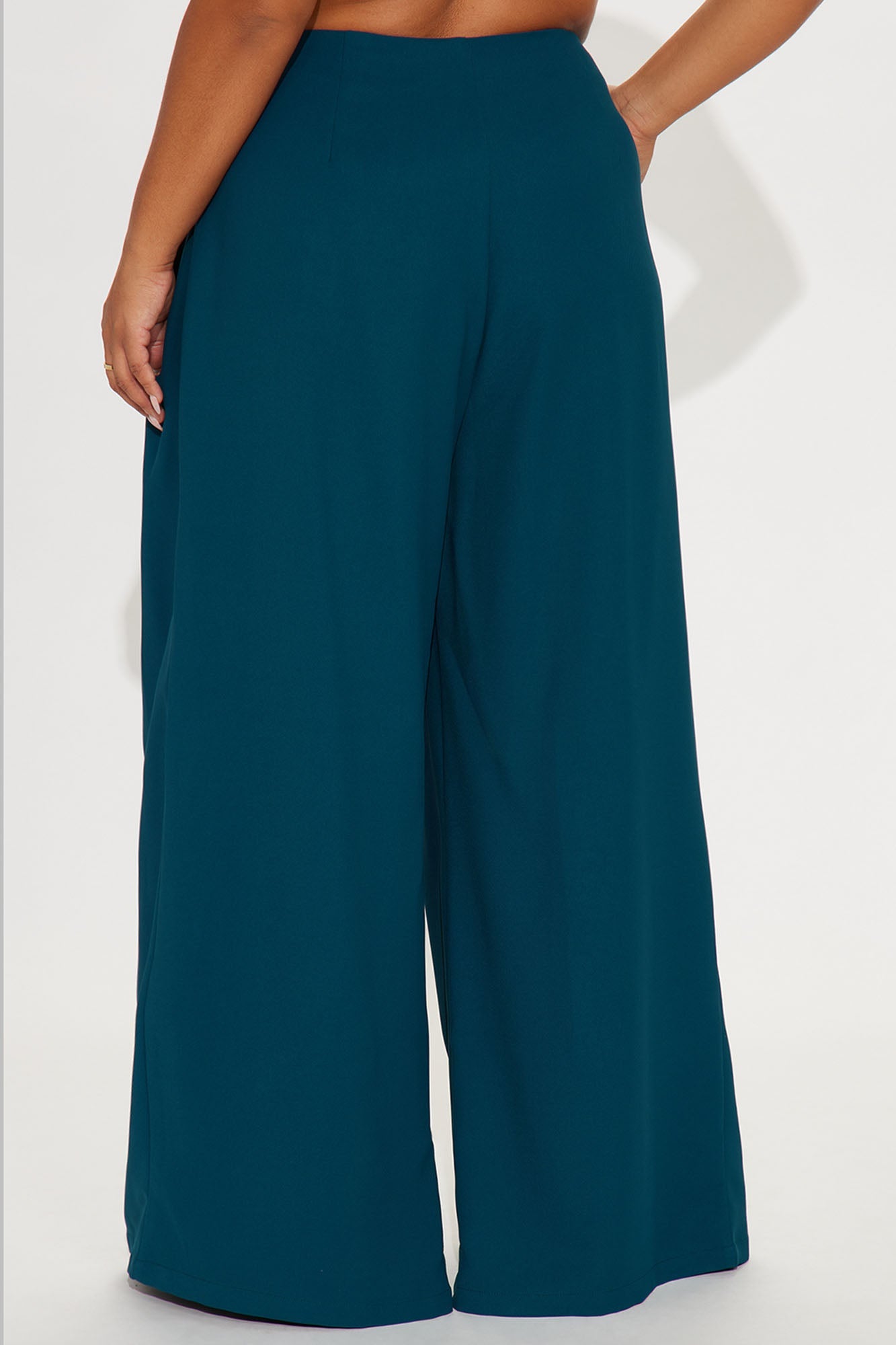 Blaire Wide Leg Trouser - Teal