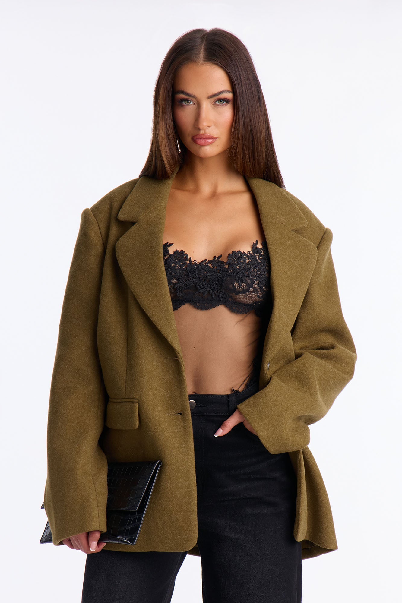 Old Money Moves Blazer - Olive