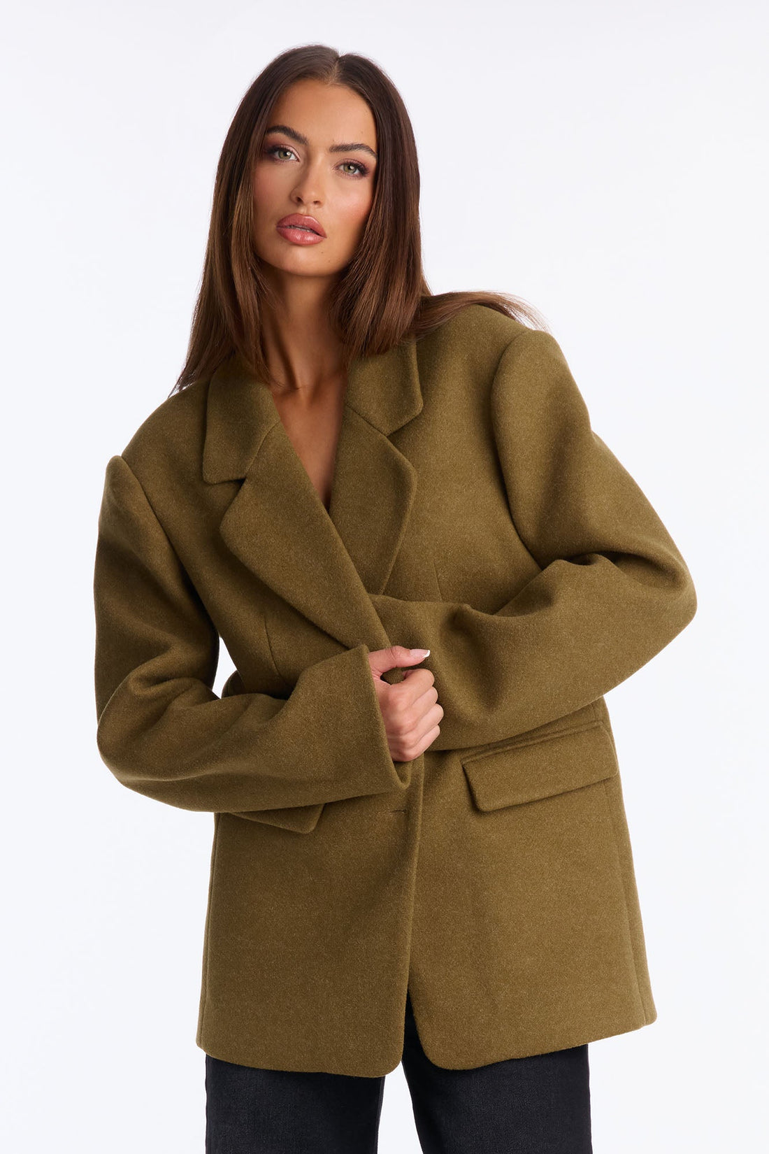 Old Money Moves Blazer - Olive