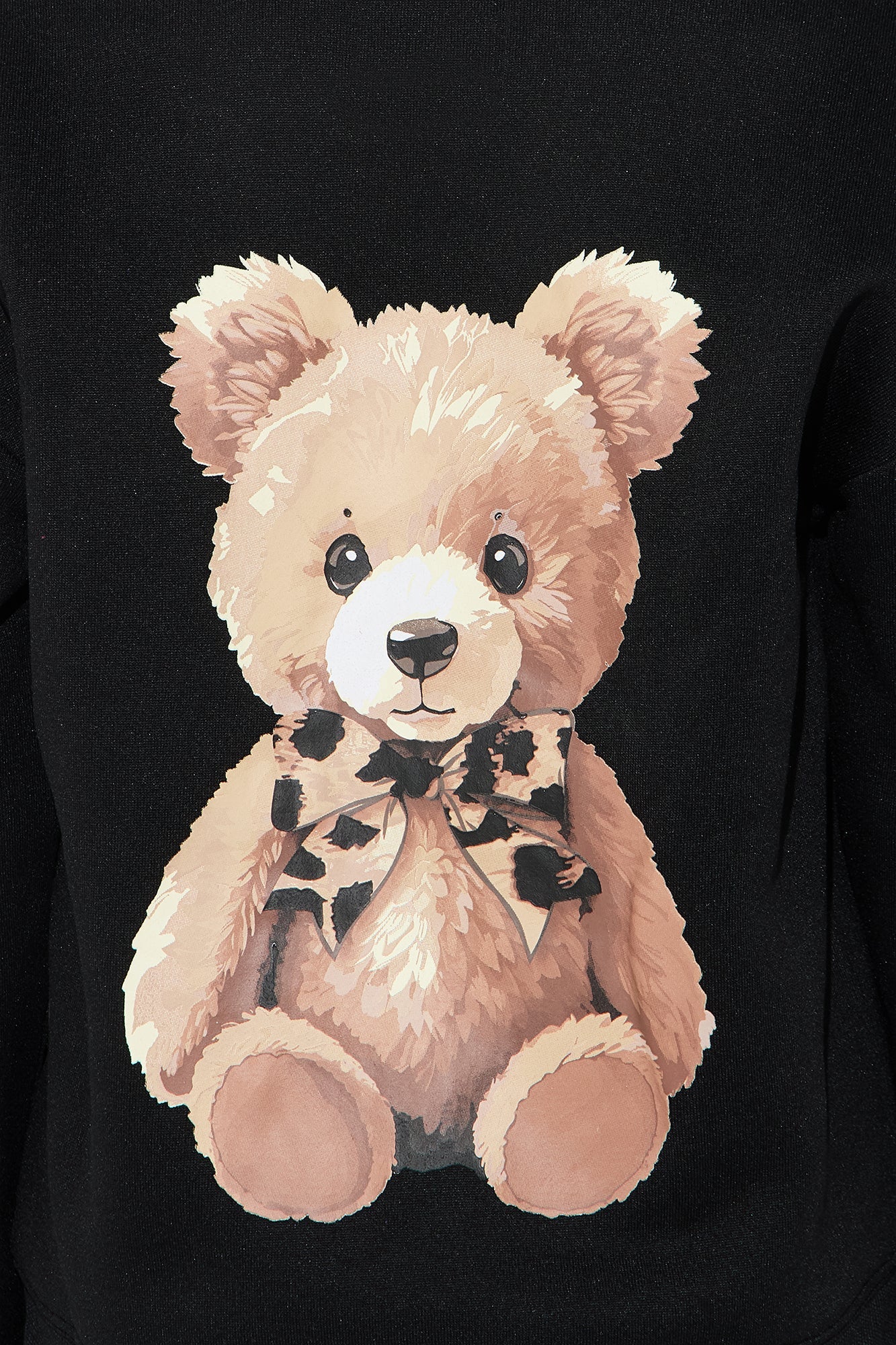 Mini Cozy And Cute Front/Back Hoodie - Black