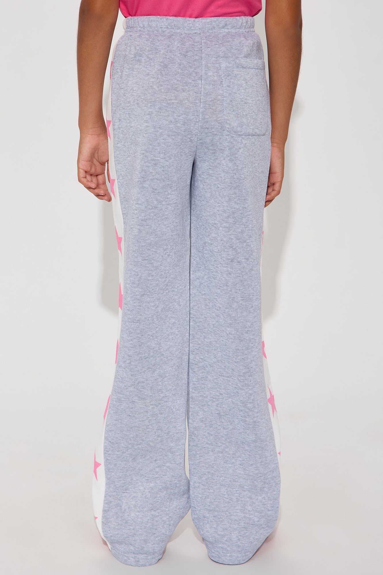 Mini Unstoppable Love Wide Leg Pants - Heather Grey