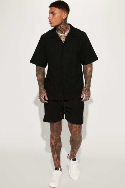 Dean Textured Short - Black