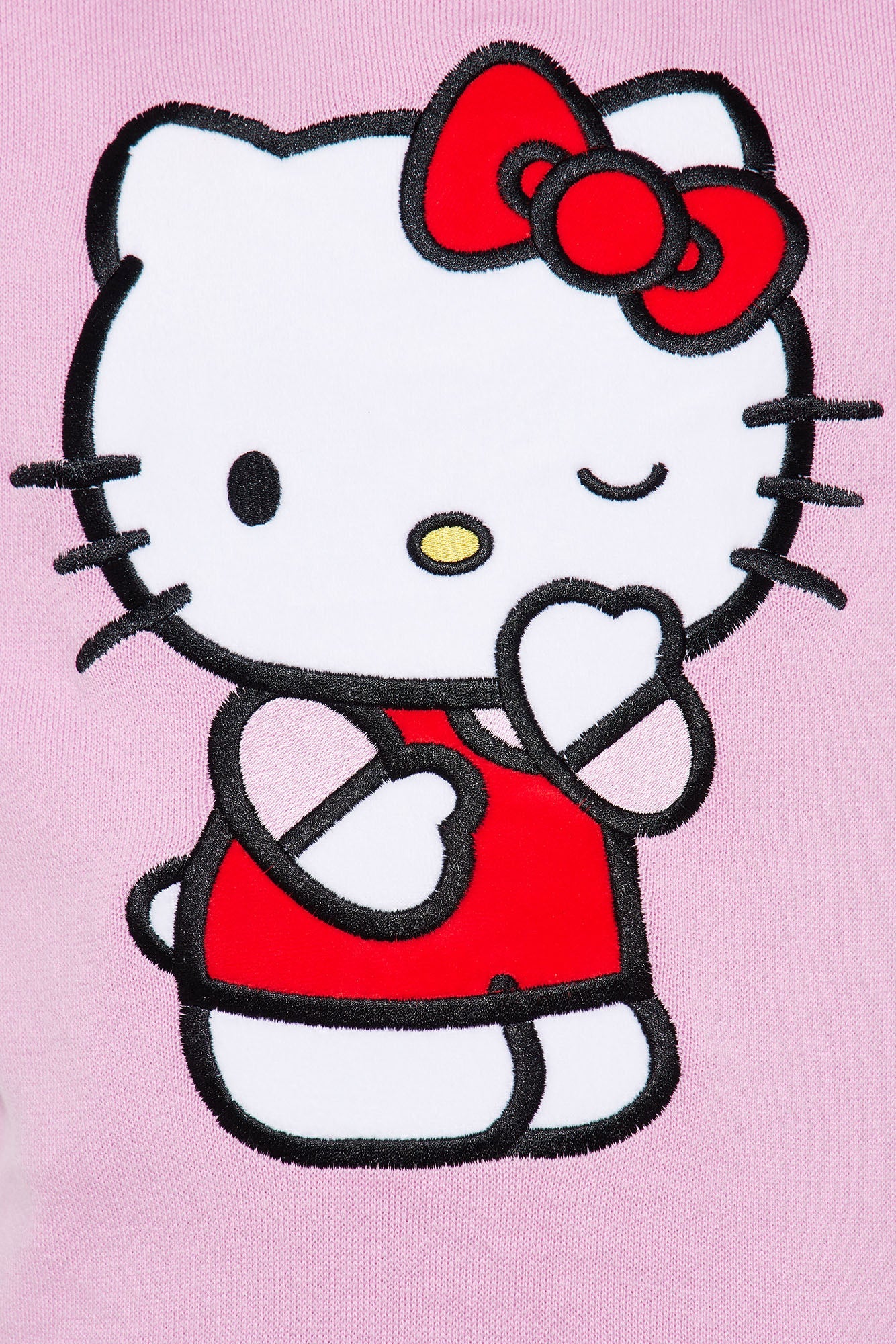 Mini Hello Kitty Wink Sweater - Pink/combo