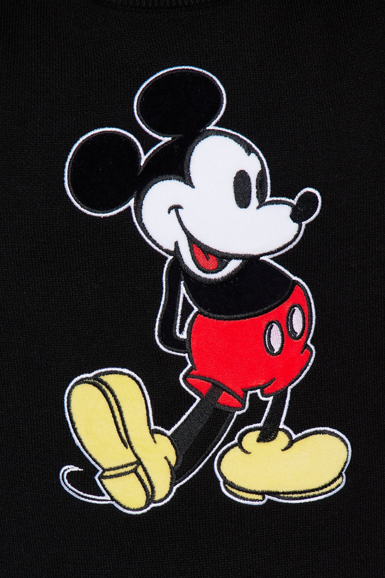 Mini Mickey Mouse Front And Back Sweater - Black/combo