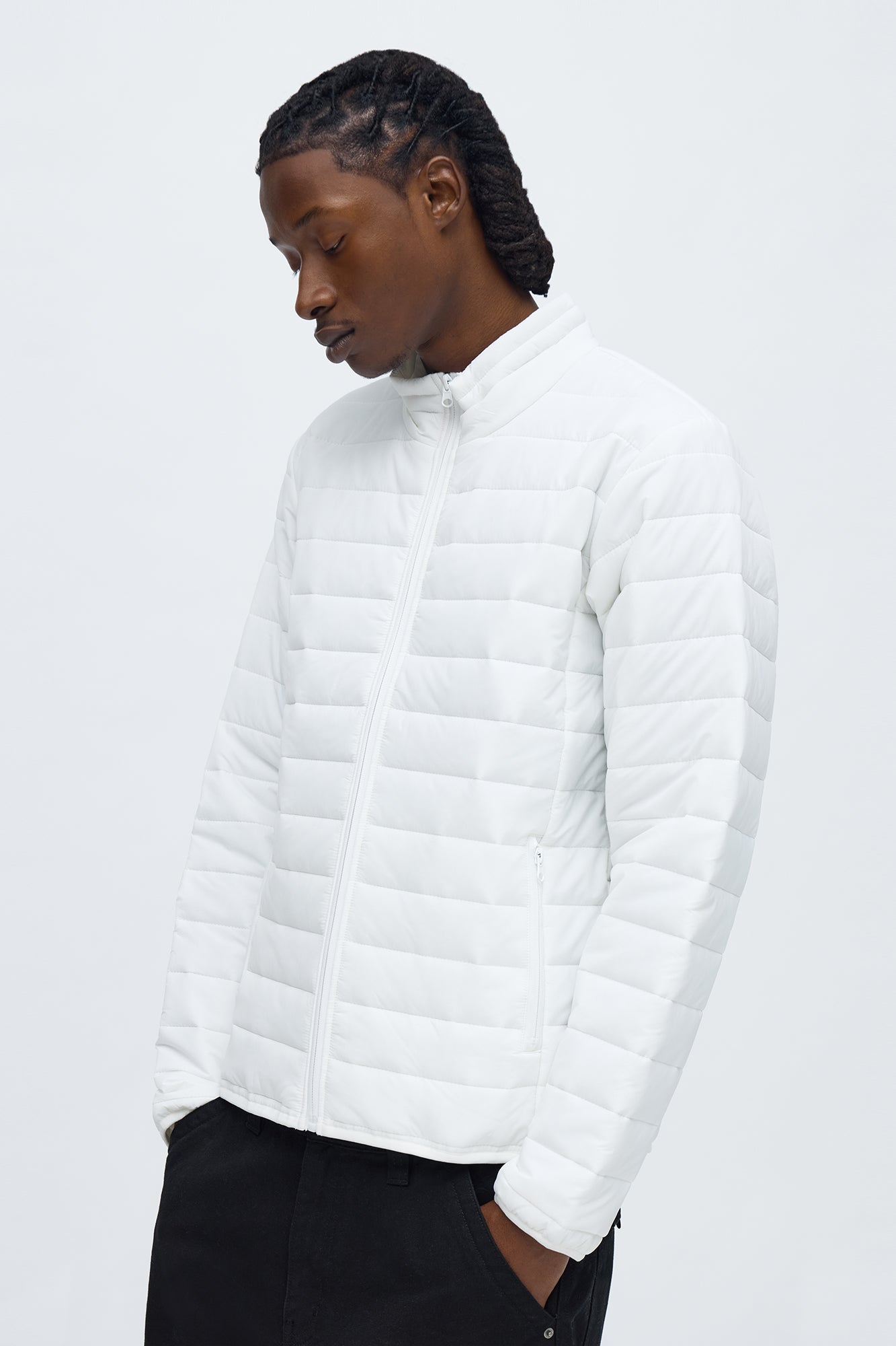 Wesley Packable Puffer Jacket - White