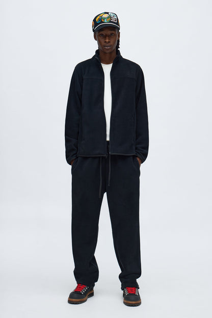 Core Microfleece Zip Jacket - Black