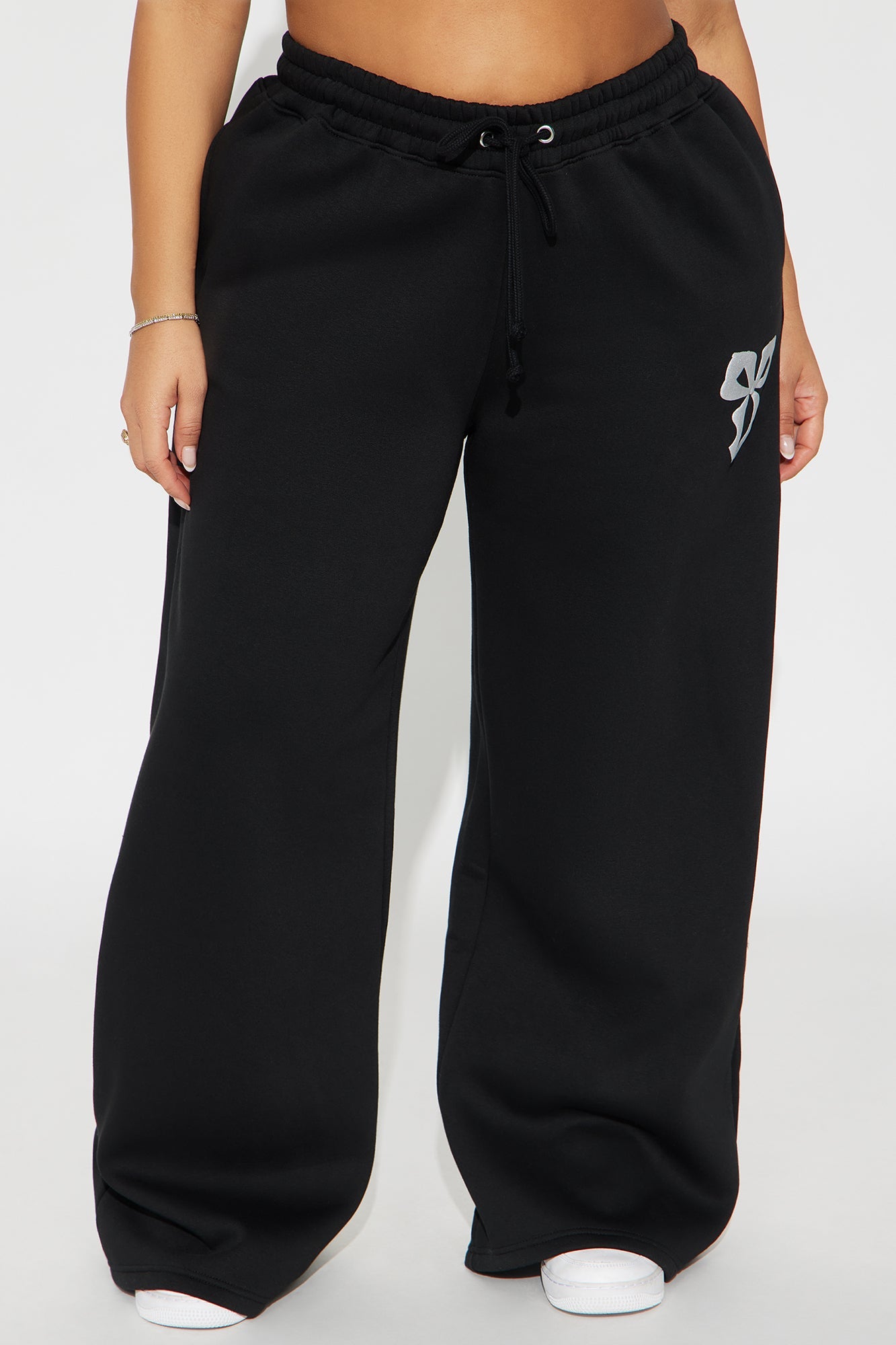 Coquette Season Fleece Pants - Black
