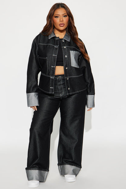 Double Agent Denim Jacket - Black Wash