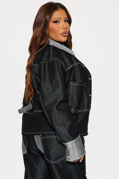 Double Agent Denim Jacket - Black Wash