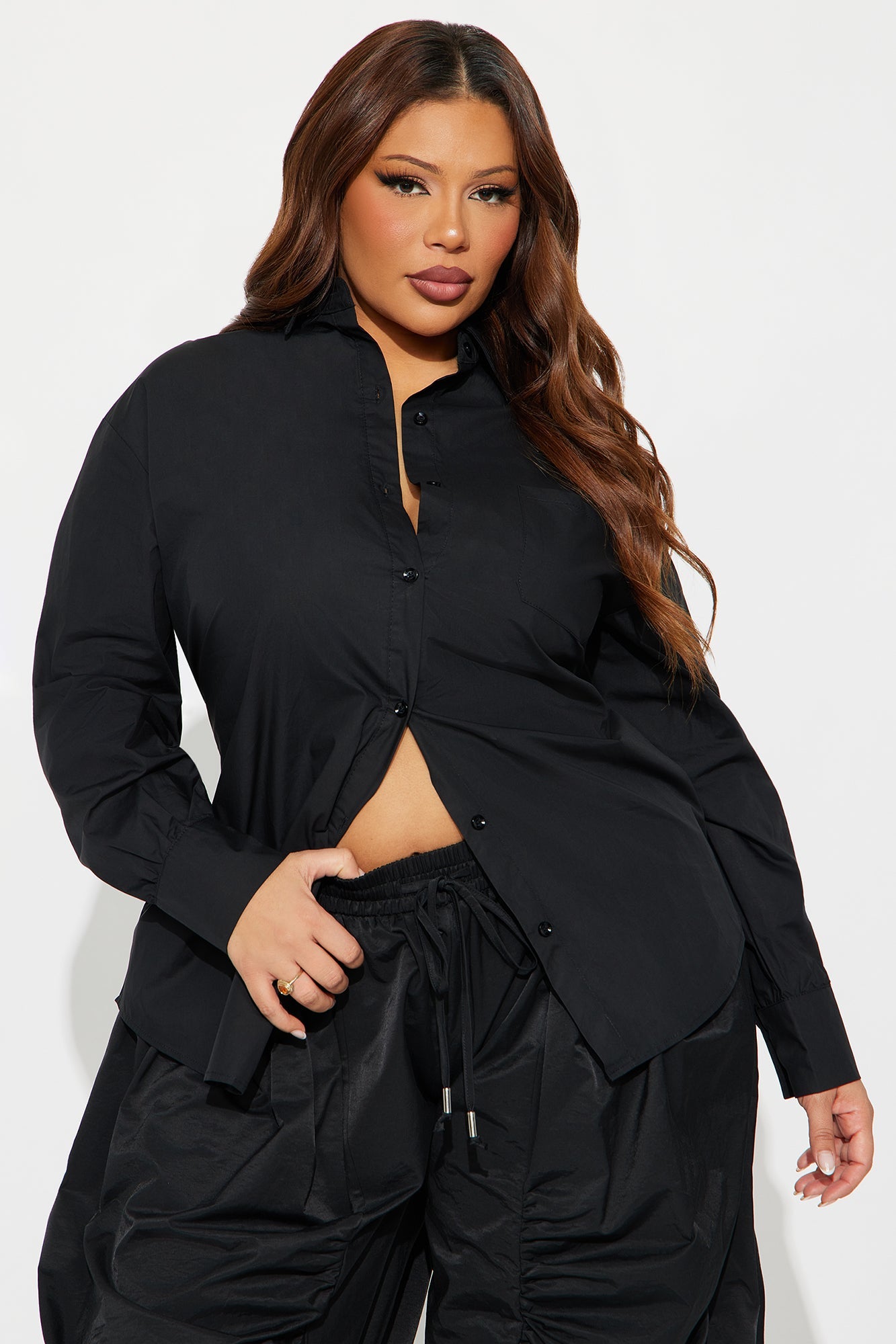 Boss Flow Balloon Pant Set - Black