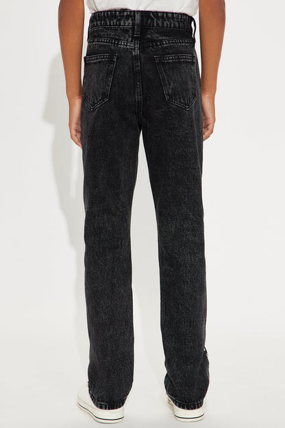 Mini Slim Grindin Studded Jean - Black Wash