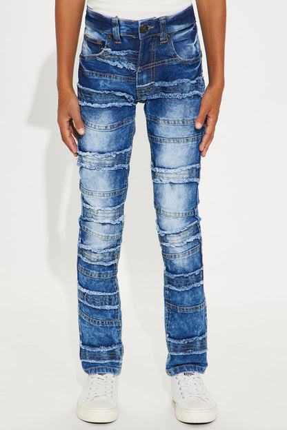 Mini Benjamin Distressed Skinny Jeans - Medium Wash