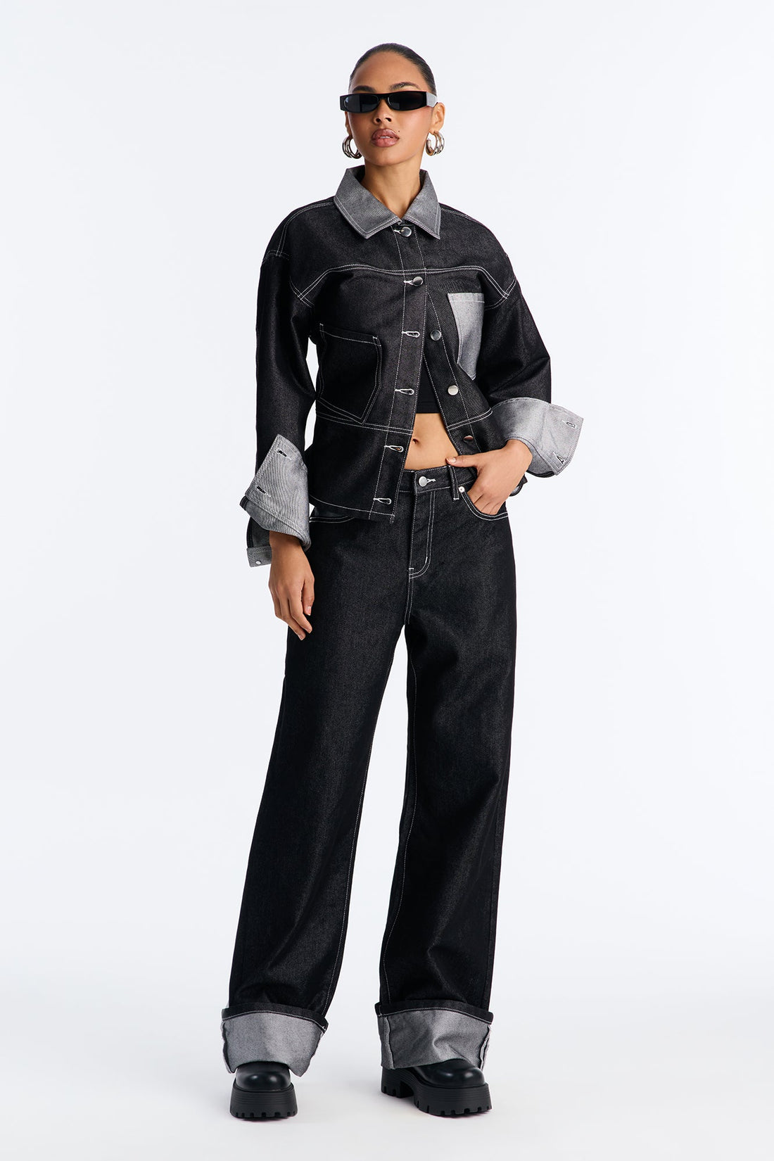 Double Agent Denim Jacket - Black Wash