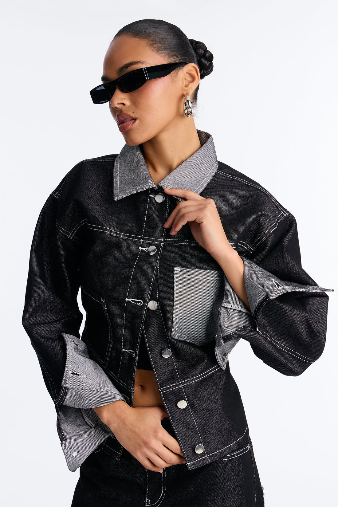 Double Agent Denim Jacket - Black Wash