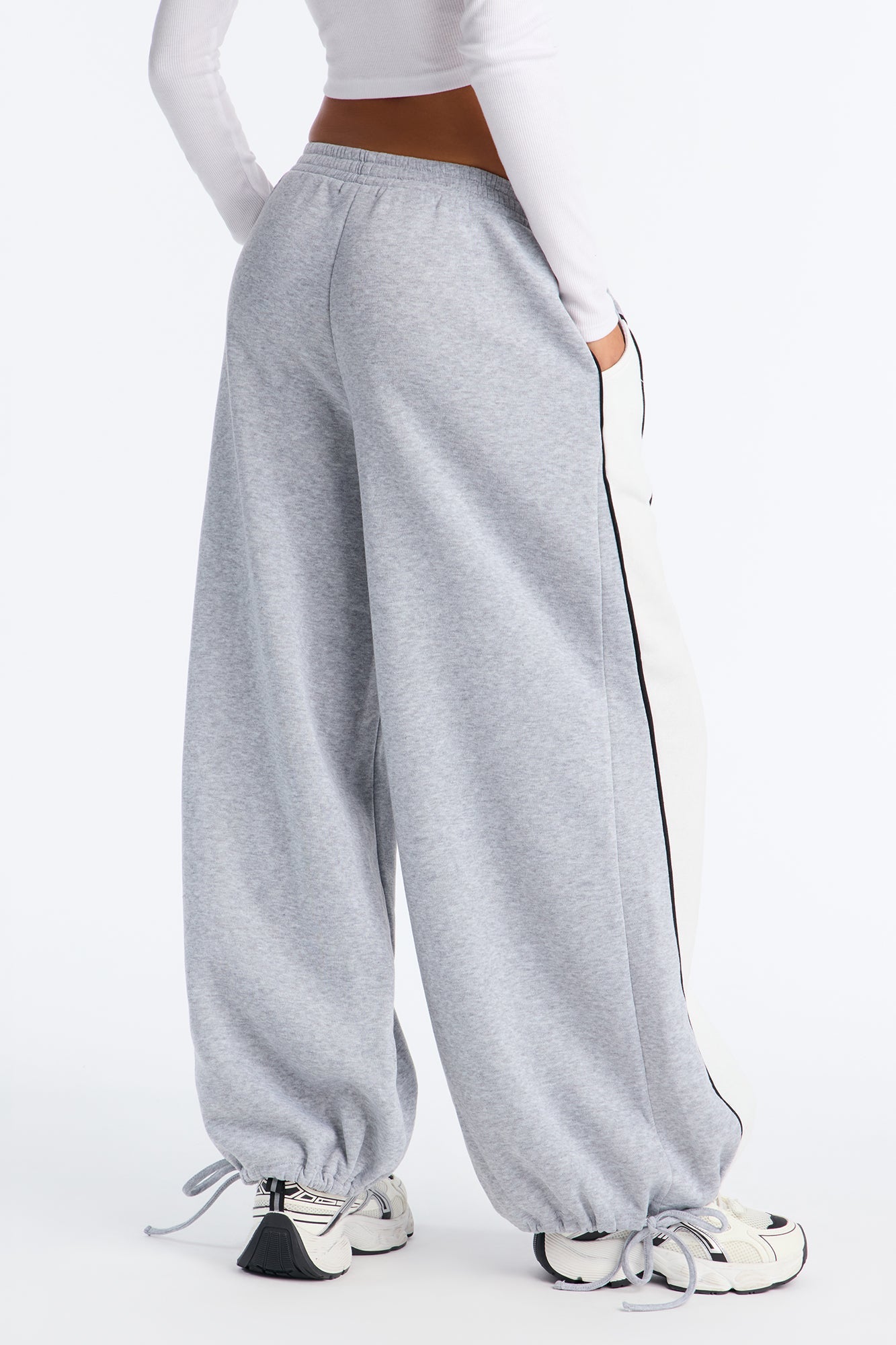 Casey Fleece Lounge Jogger Pant - Grey