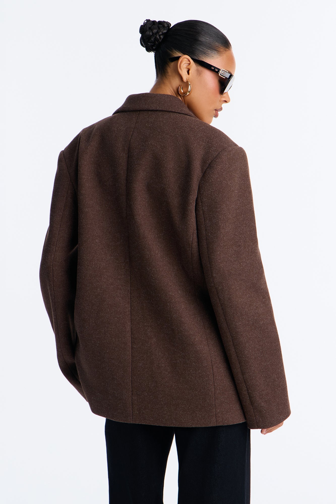 Old Money Moves Blazer - Dark Brown