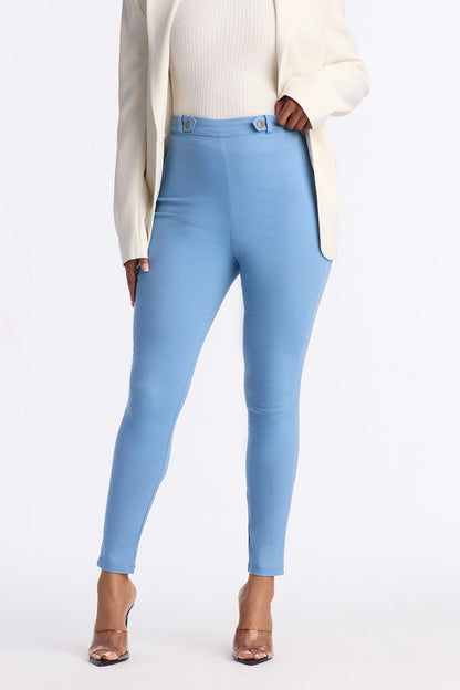 Just Fine High Rise Skinny Pant - Denim