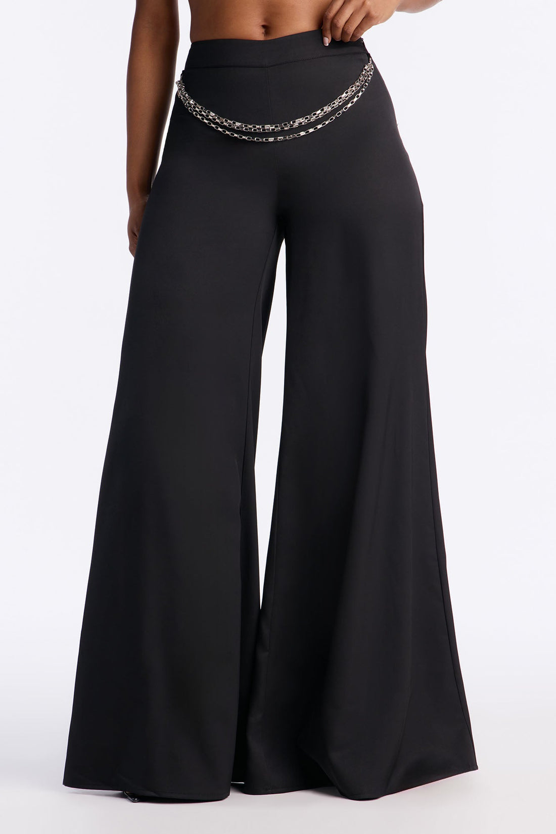 Odessa Wide Leg Pant 33″ - Black