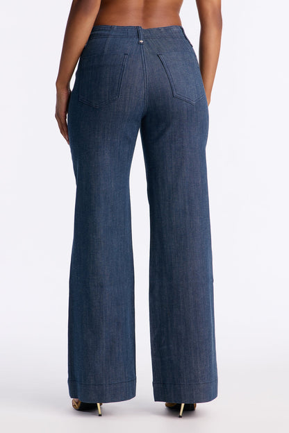 Take It Offline Stretch Tailored Jeans - Dark Wash