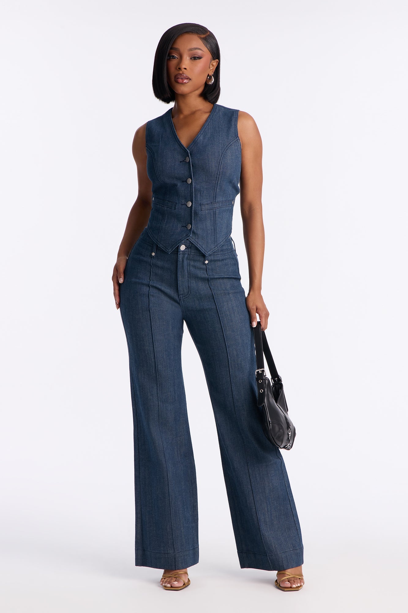 Take It Offline Stretch Tailored Jeans - Dark Wash