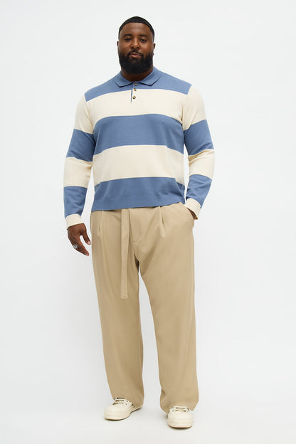 The Sam Polo Sweater - Cream/combo