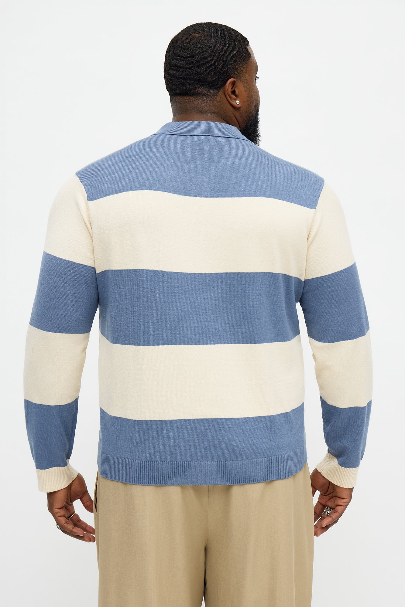 The Sam Polo Sweater - Cream/combo