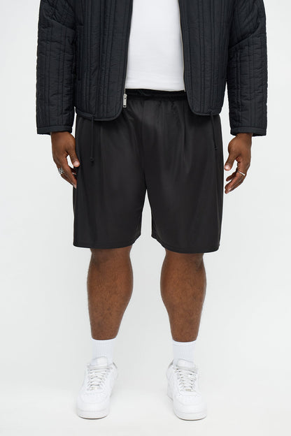 Easy Flow Pleated Short - Black