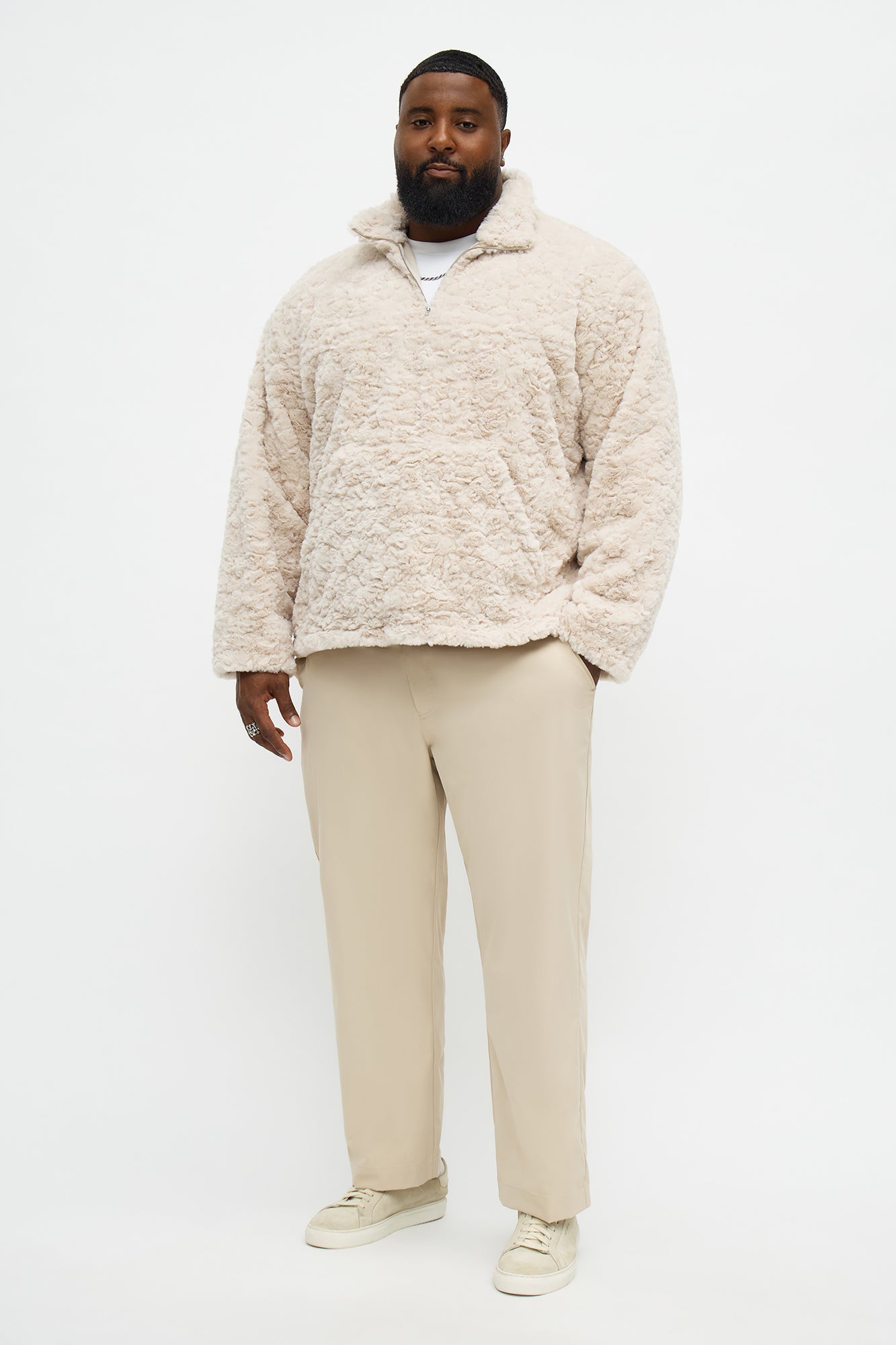 Straight Cobble Hill Trouser - Beige