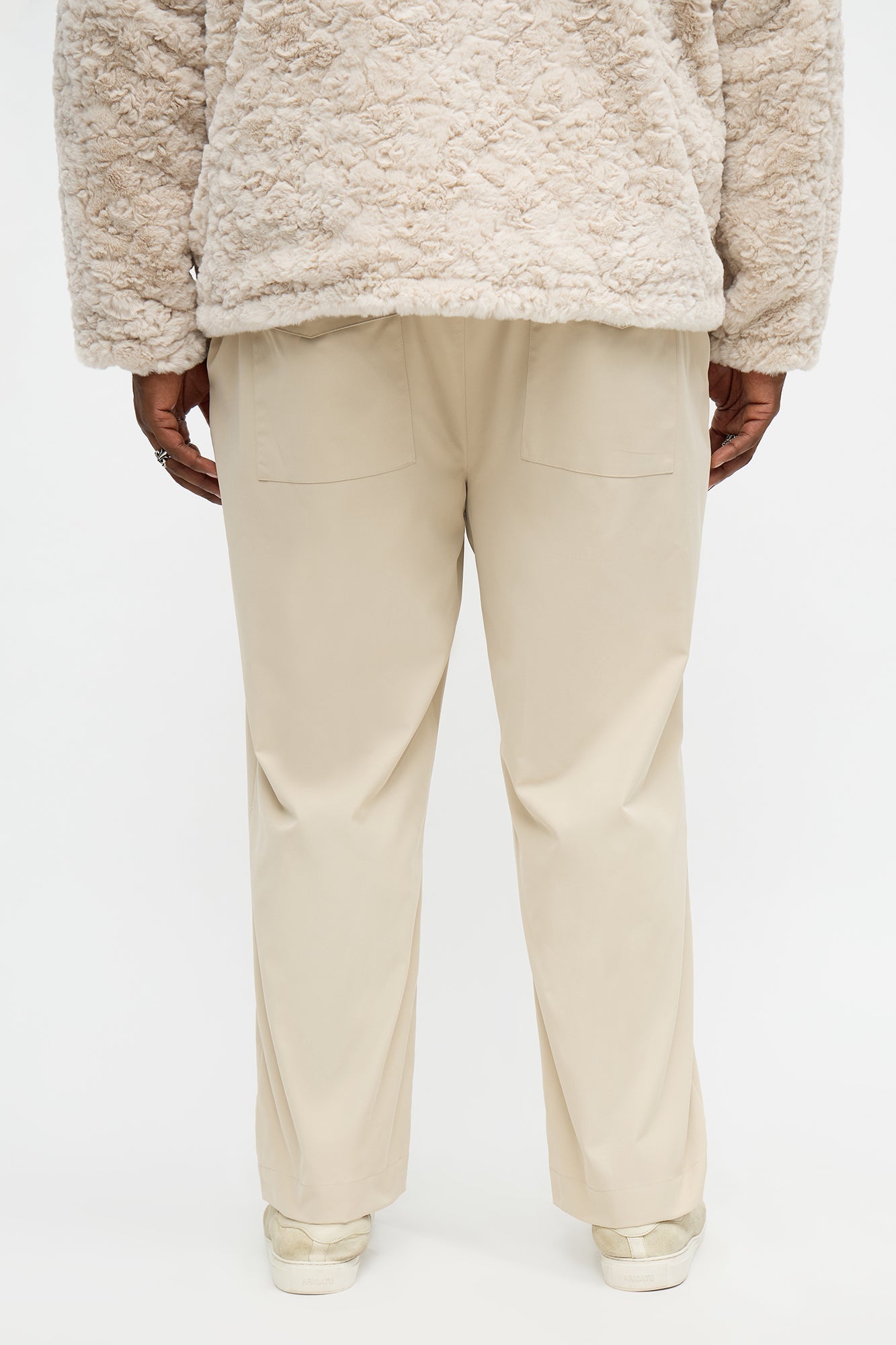 Straight Cobble Hill Trouser - Beige
