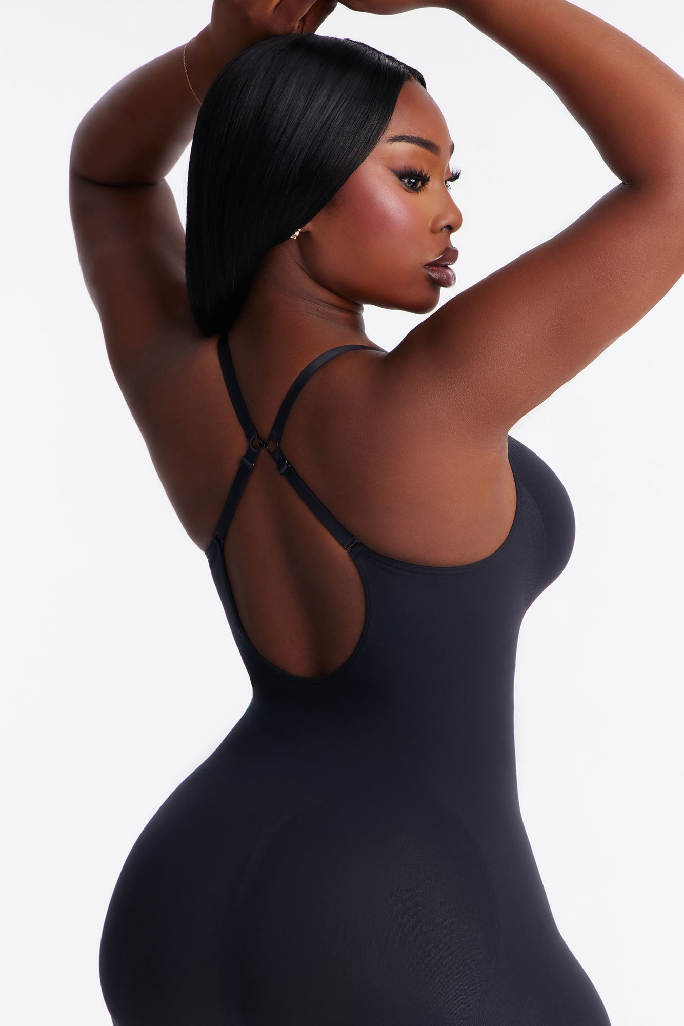Nova Sculpt Seamless Strong Compression Low Back Thigh Shaping Bodysuit - Black