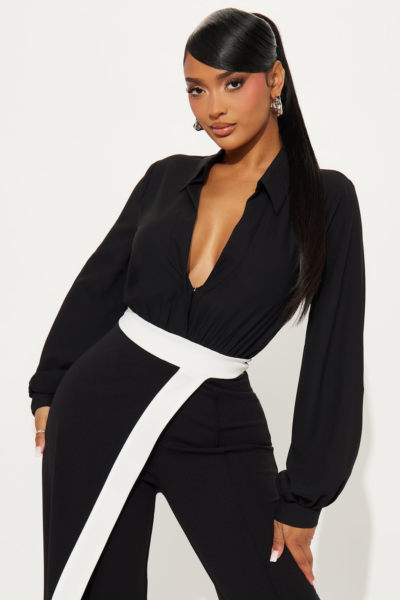 Thinking Outside The Box Jumpsuit - Black