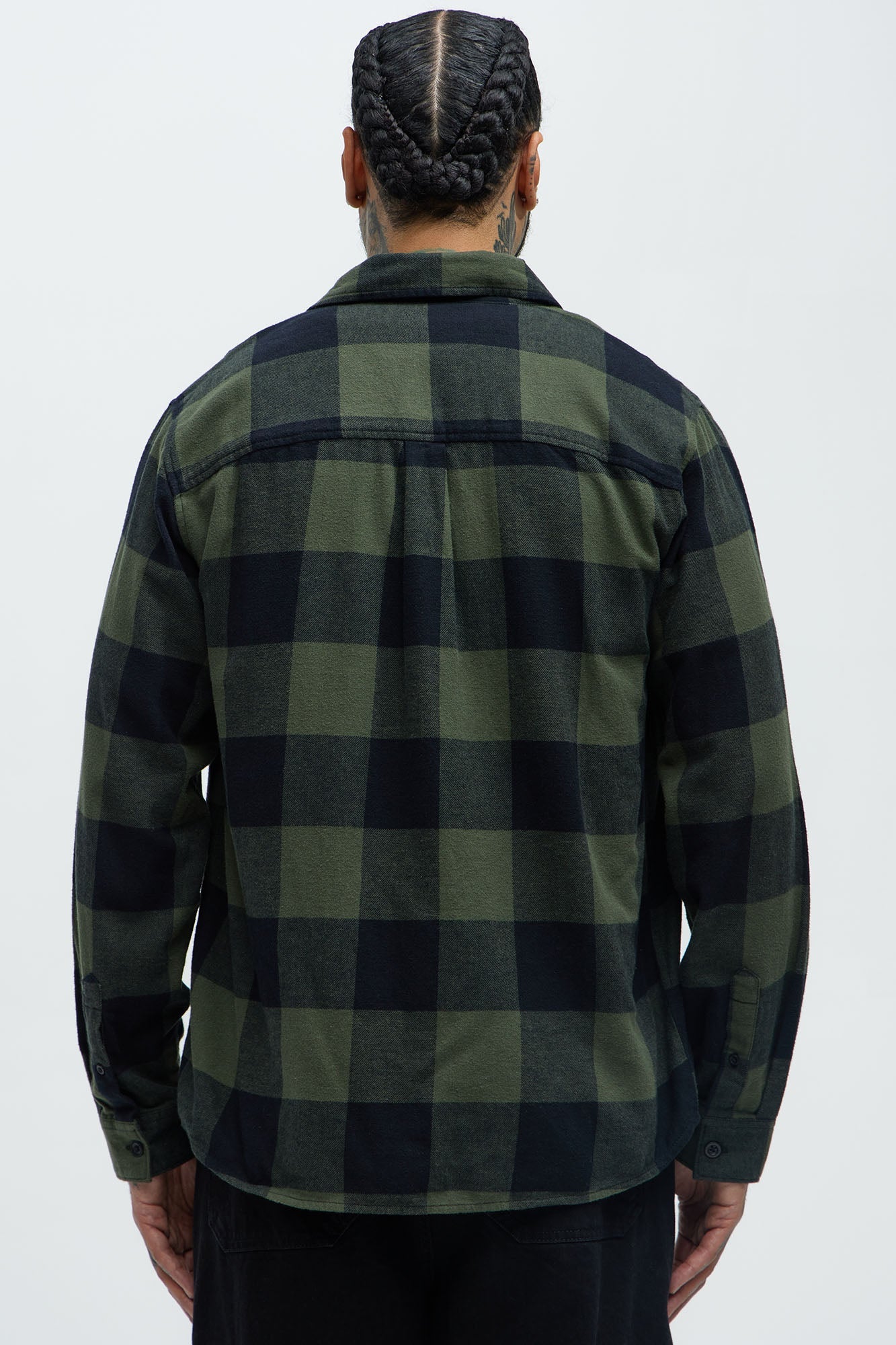 Park Flannel Shirt - Green/combo