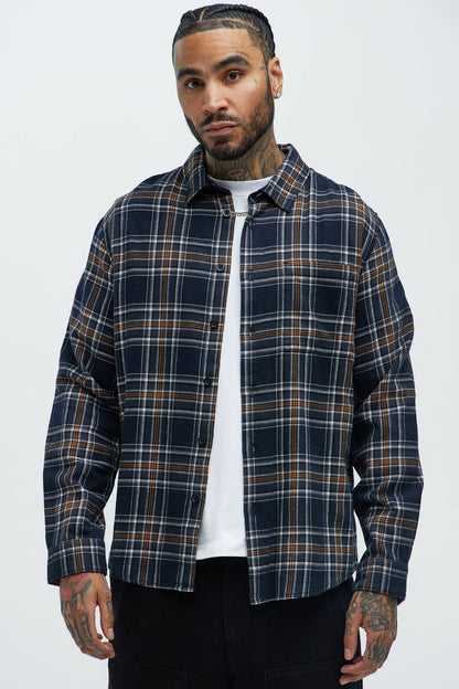Mansen Flannel Shirt - Black/combo