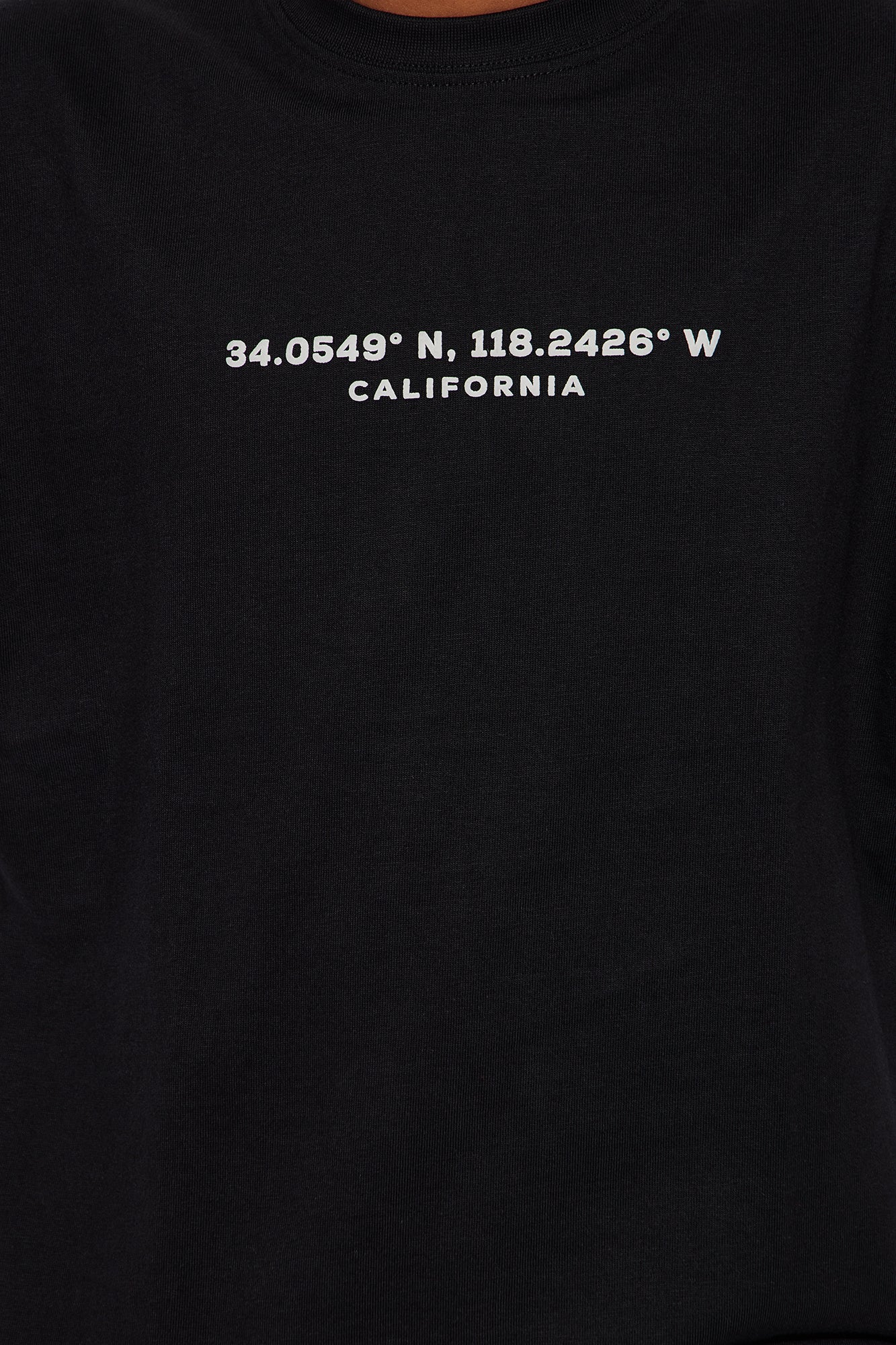 Mini West Coast Things Front/Back Short Sleeve Tee - Black