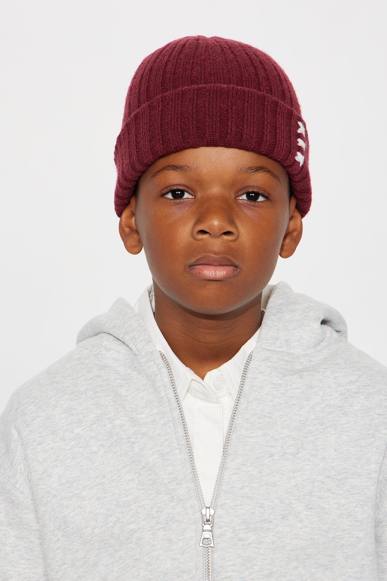 Mini Keep It Cozy Beanie - Burgundy