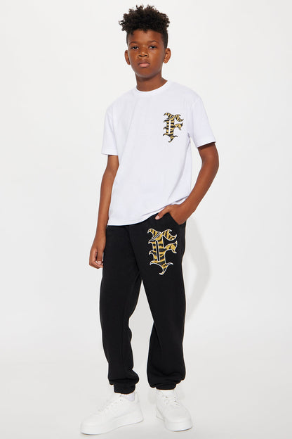 Mini Find Your Path Pant Set - White/combo