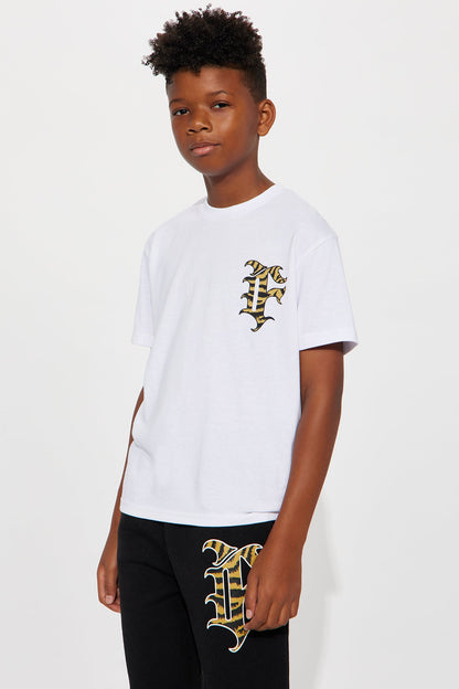 Mini Find Your Path Pant Set - White/combo
