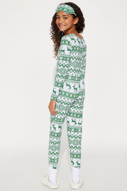 Mini Nice List Jumpsuit Onesie - Green/combo