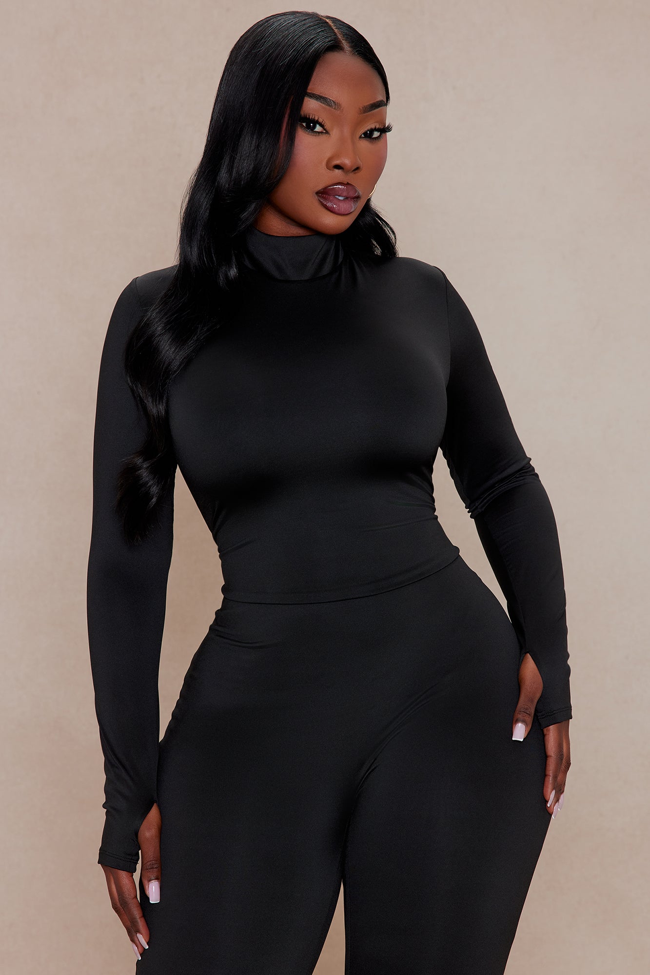Kyra Double Layered Jumpsuit - Black