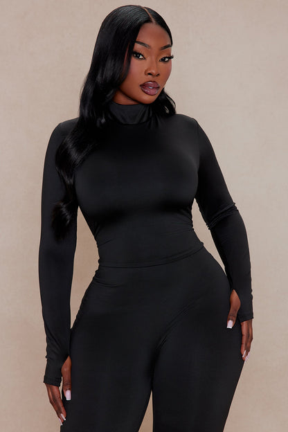 Kyra Double Layered Jumpsuit - Black