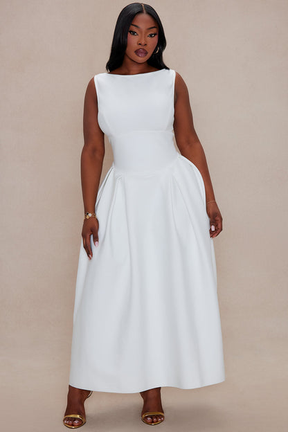 Lani Bandage Maxi Dress - White
