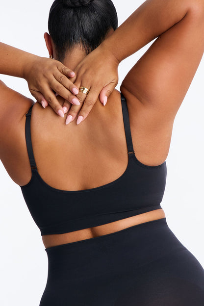 Nova Sculpt Seamless Strong Compression Bralette - Black