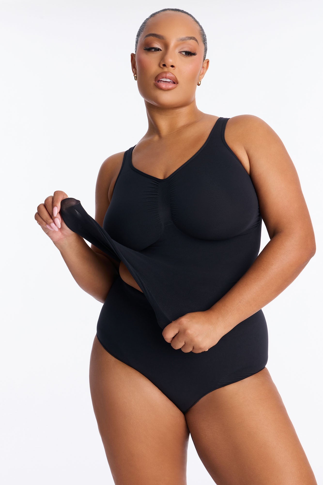 Nova Sculpt Seamless Strong Compression Shaping Tank - Black