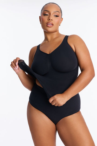 Nova Sculpt Seamless Strong Compression Shaping Tank - Black