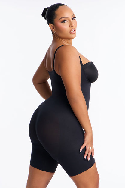 Nova Sculpt Seamless Strong Compression Butt Lifting Bodysuit - Black