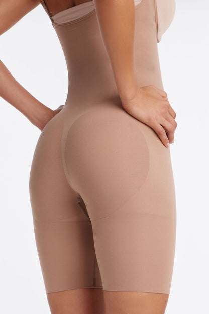 Nova Sculpt Seamless Strong Compression Butt Lifting Bodysuit - Nude