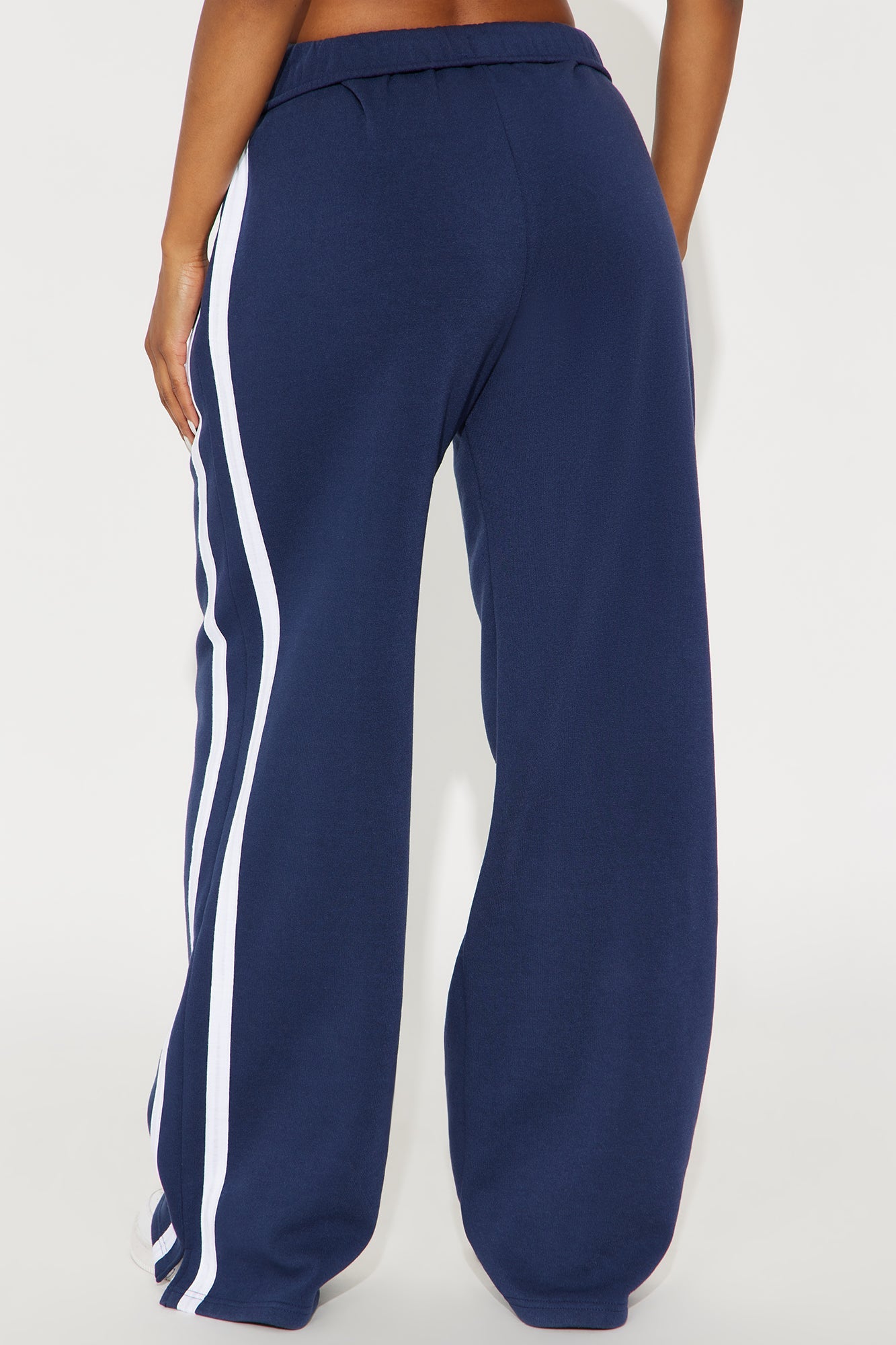 Fit Check Wide Leg Sweatpants - Navy