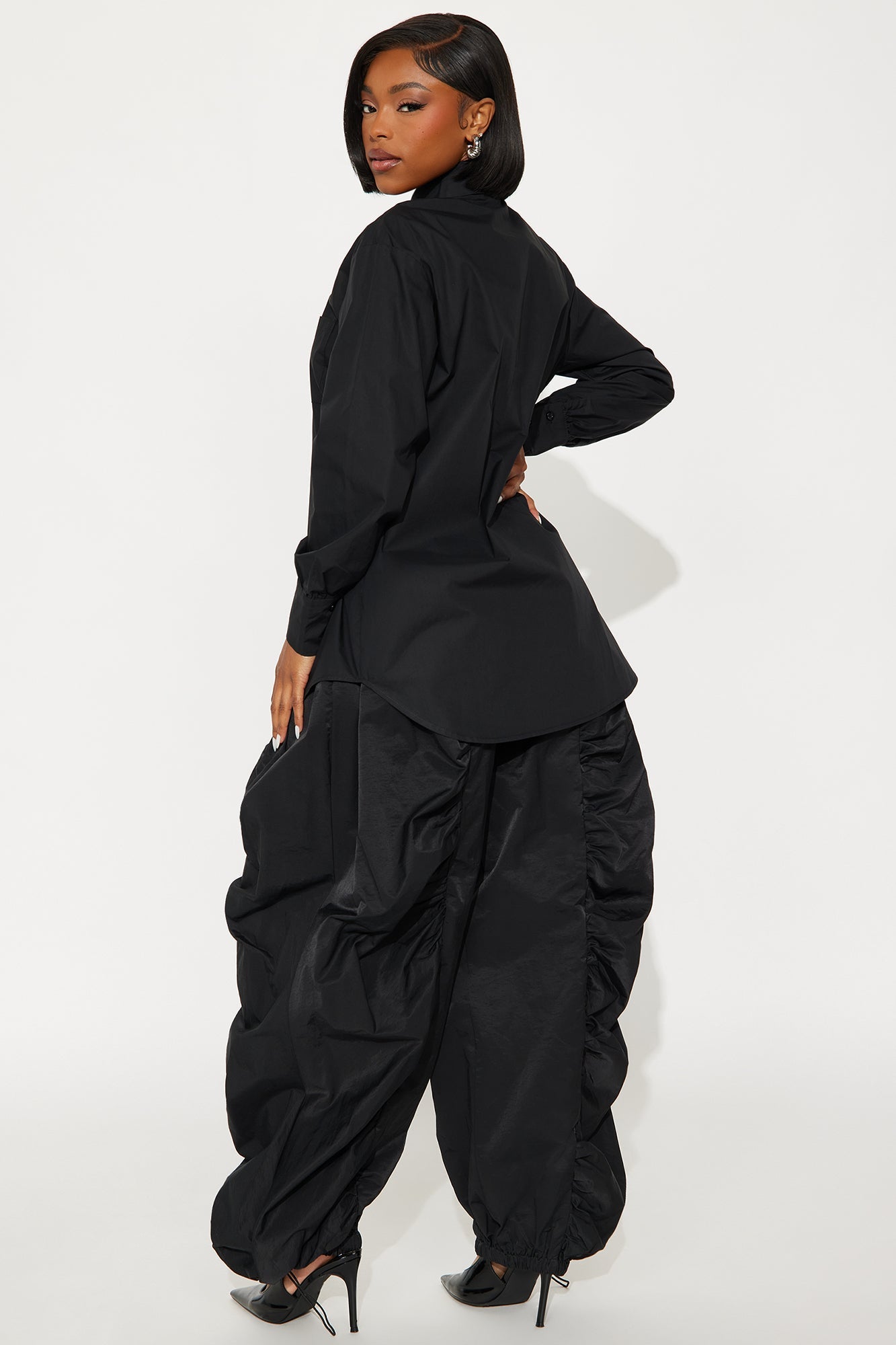 Boss Flow Balloon Pant Set - Black