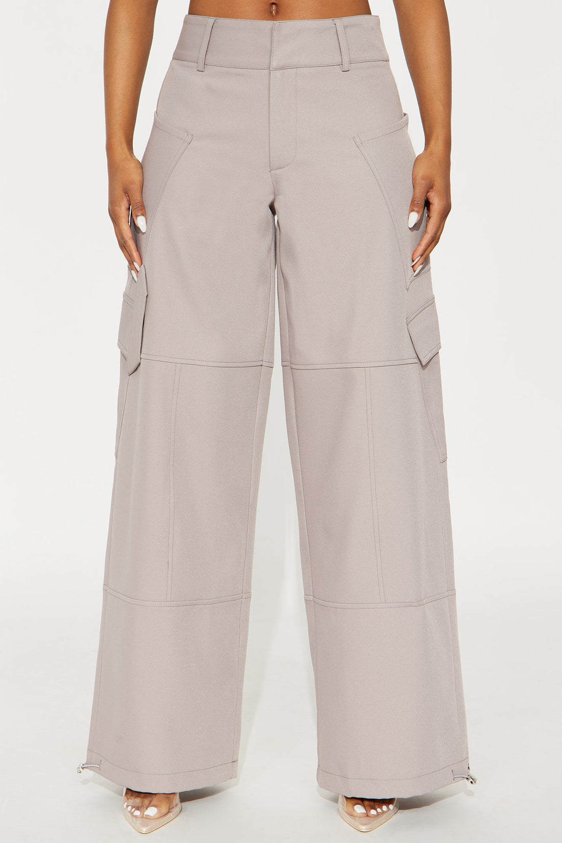 Vera Twill Cargo Jogger Pant 32″ - Stone