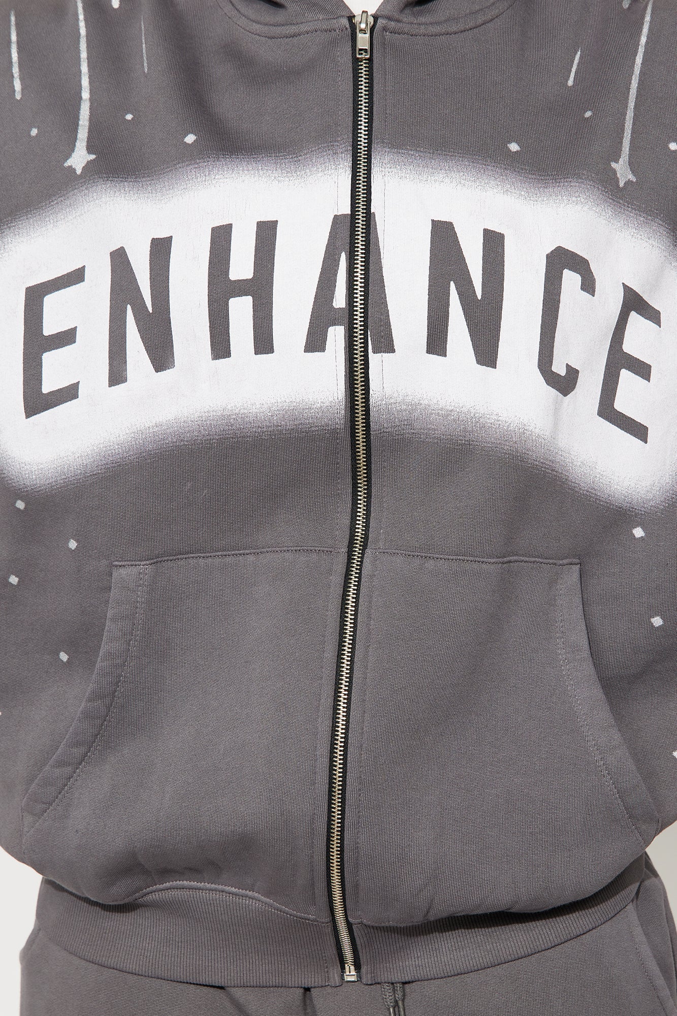 Enhance Vibe Washed Fleece Pant Set - Black